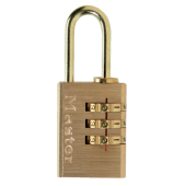 Cadenas à combinaison frontale Master Lock 1525, cadenas 3 molettes