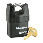 Master Lock 1488EURDAT - Antivol pour Porte de Garage - Antivol Certifié -  Universel - Serrure à Clé